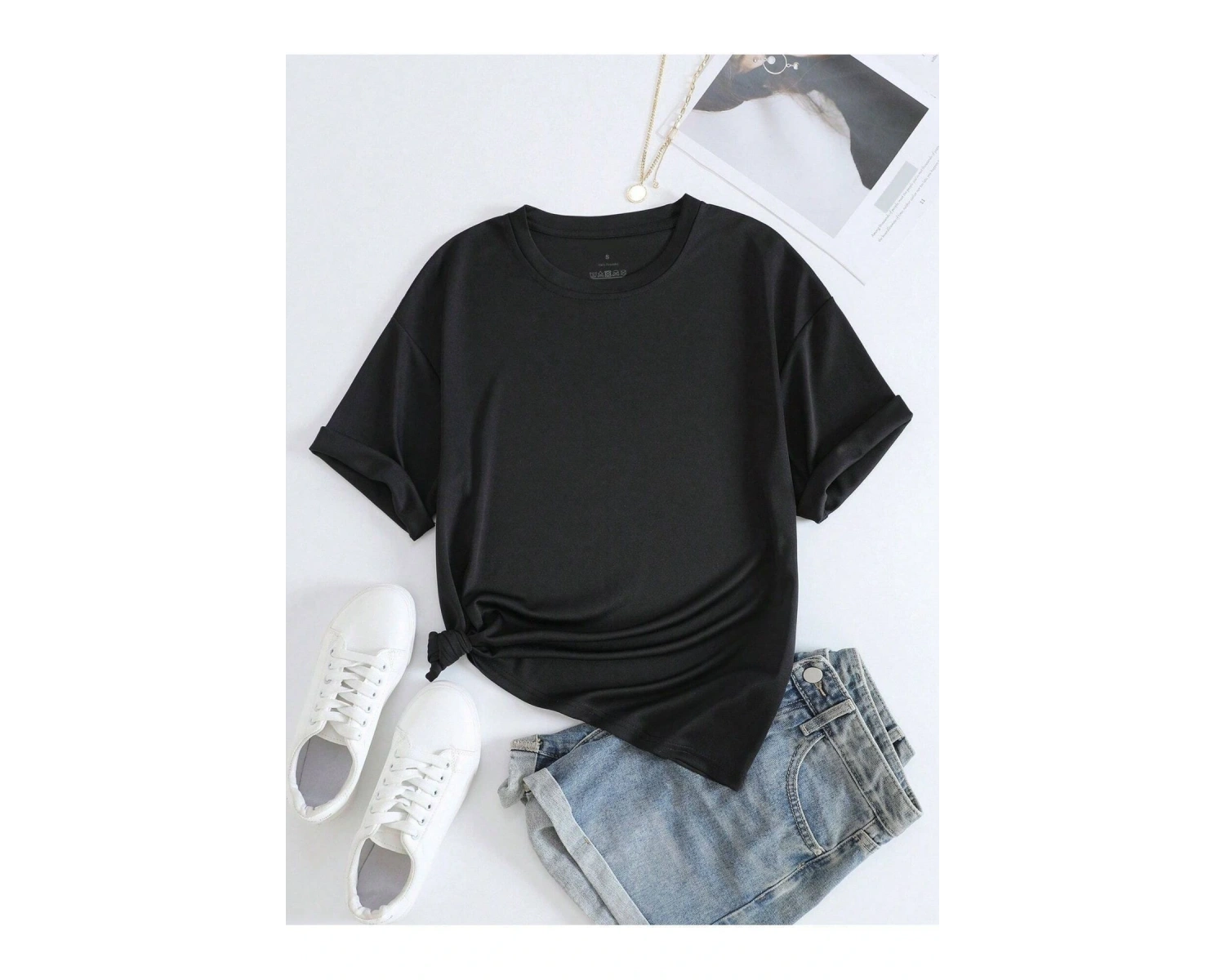 Arkası Baskılı Unisex Oversize T-Shirt