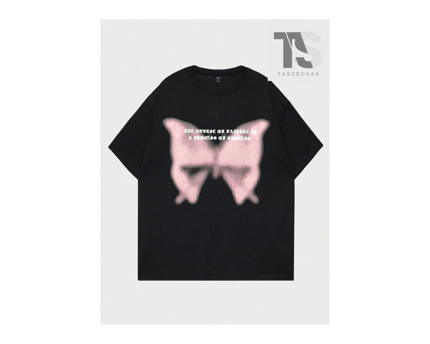 Arkası Göz Desenli Kısa Kollu Erkek Tişört