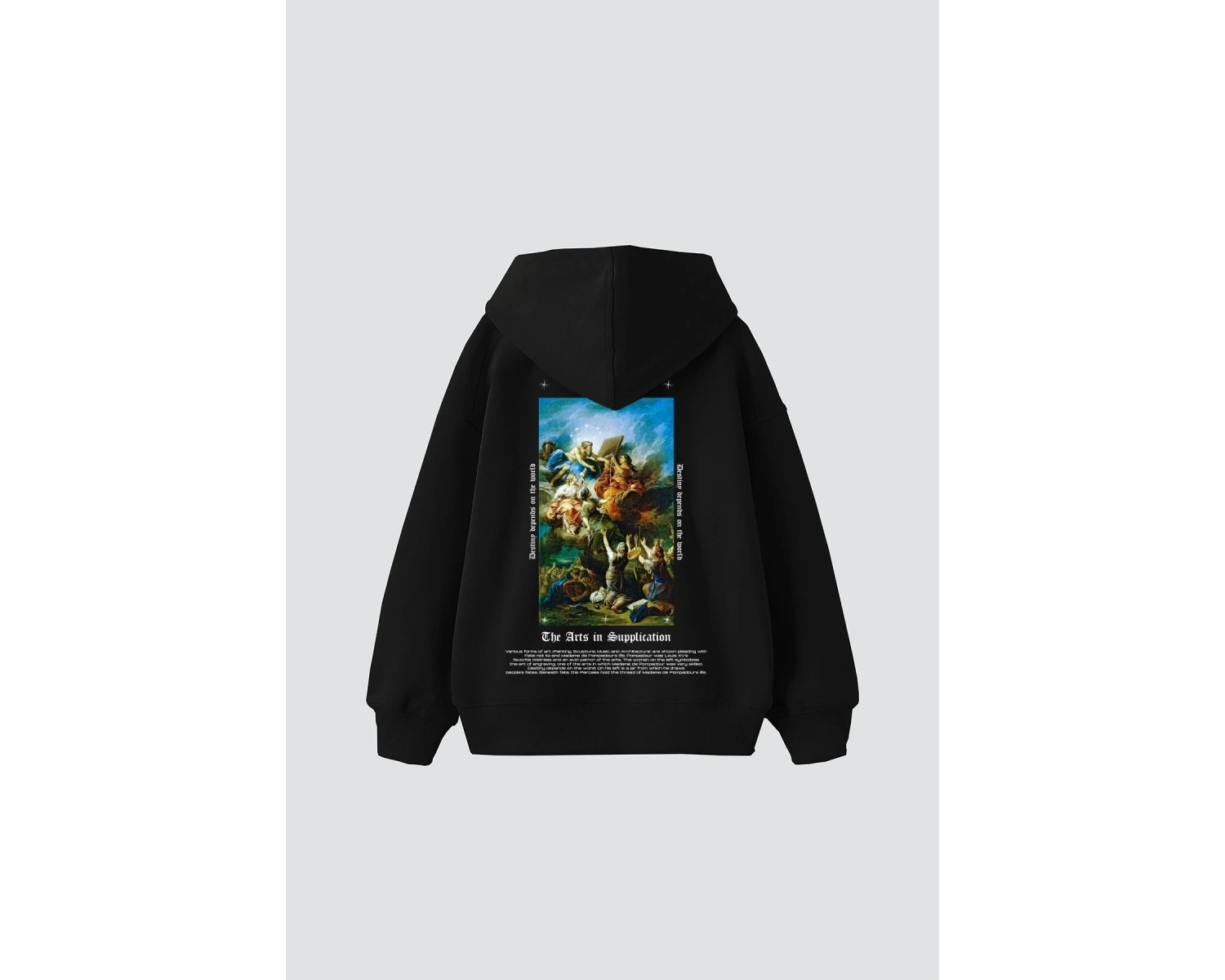 Arts Supplication Baskılı Oversize Unisex Premium Beyaz