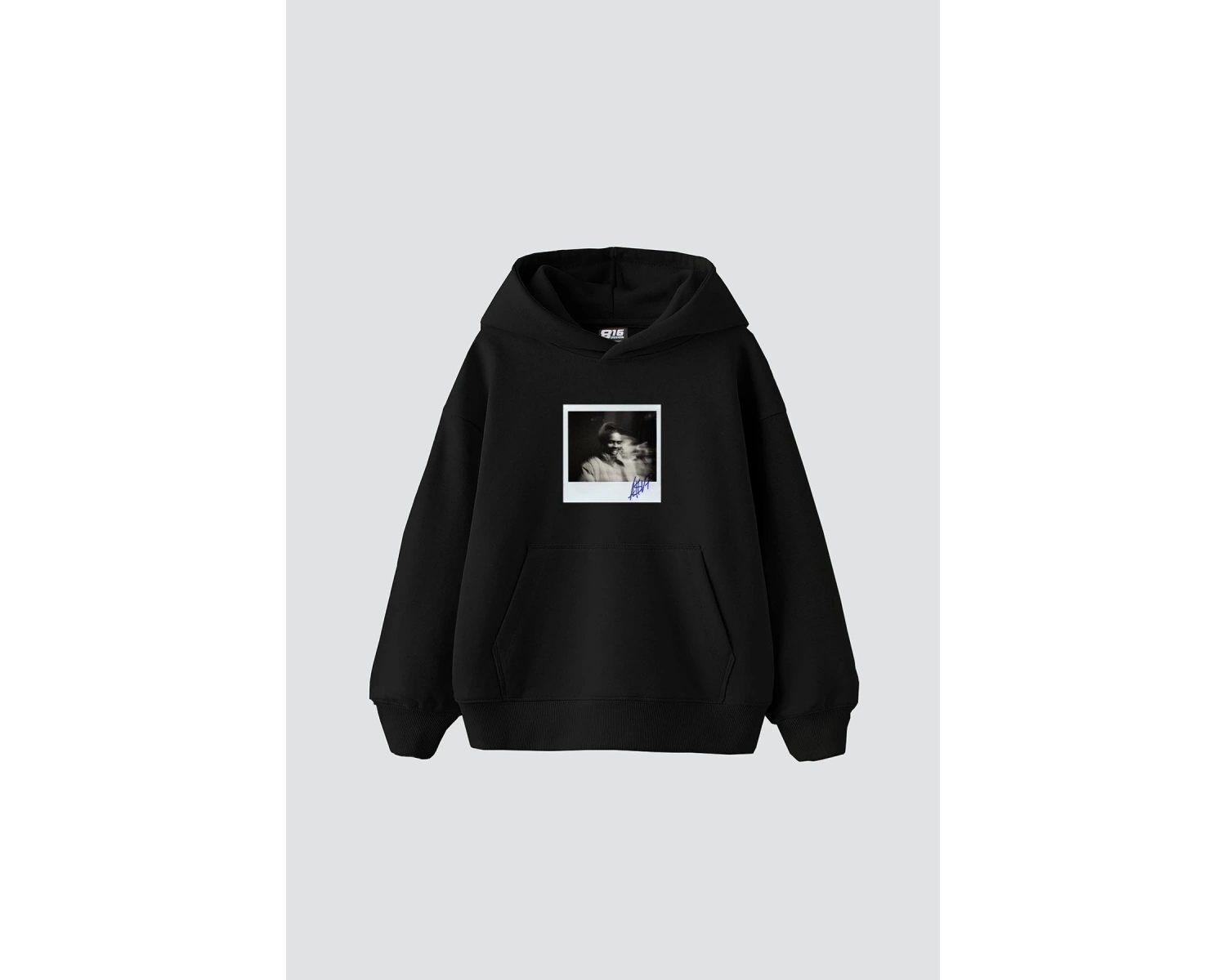 Asap Rocky Baskılı Oversize Unisex Premium Beyaz