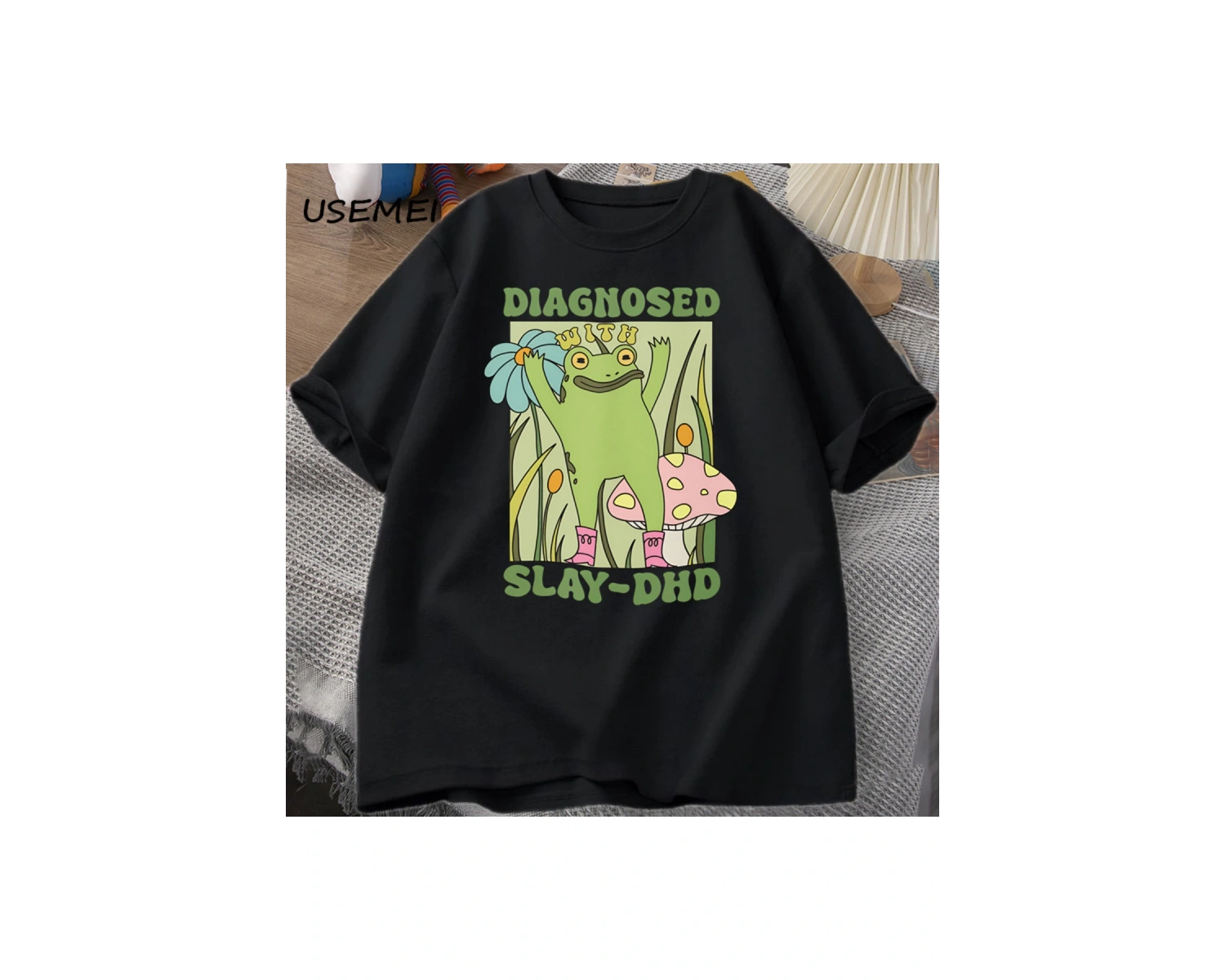Aşk mafya T Shirt komik baskılı tişört erkekler yaz Tees Harajuku % moda üst giyim pamuk kısa 2909