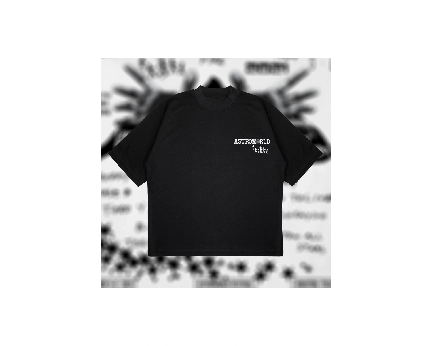 Astroworld Oversize Unisex Pamuklu Nefes Alan Kalın Kumaşlı