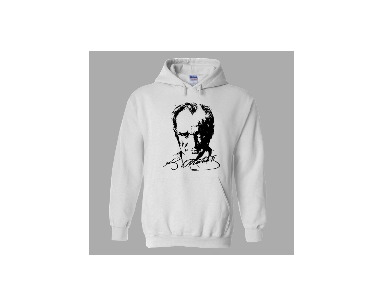 Atatürk Unisex Kapüşönlu Hoodie