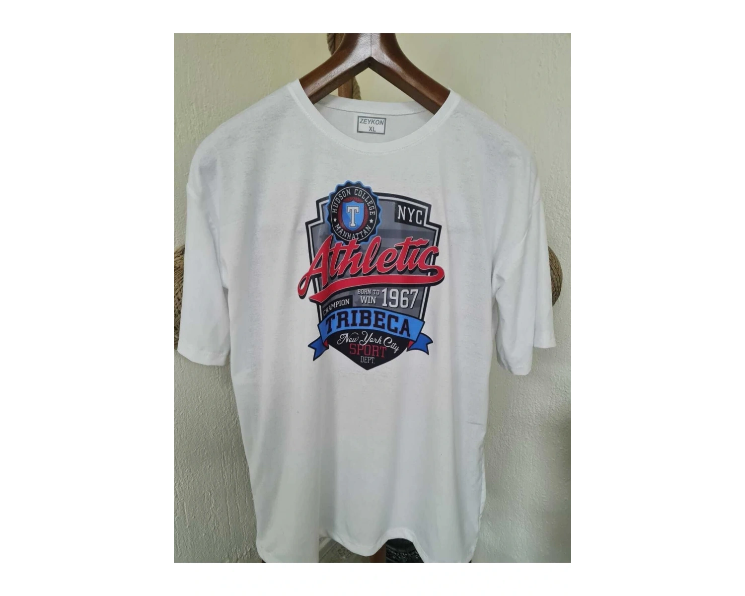 Athletic Baskı Oversize T-shirt