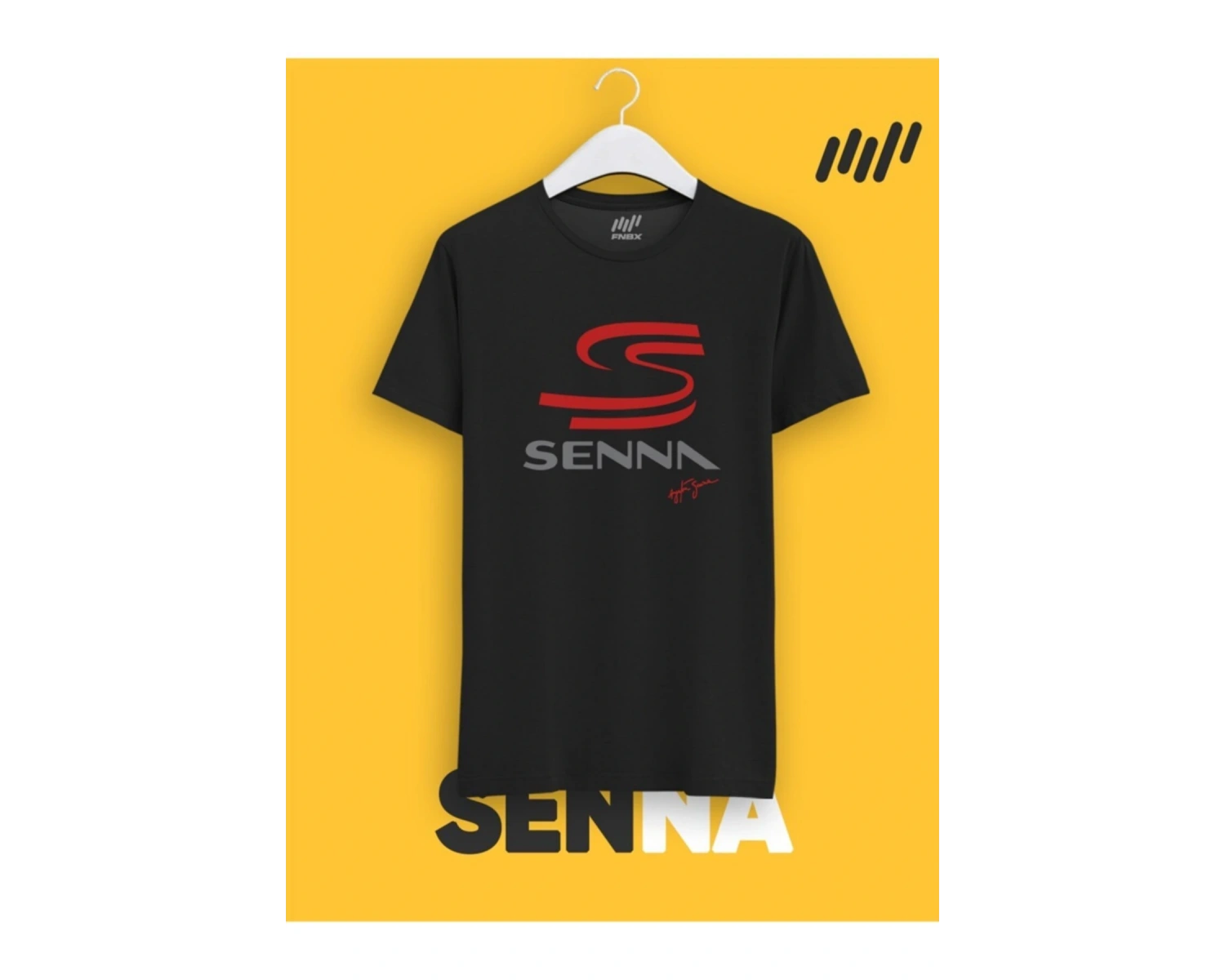 Ayrton Senna Imzalı Senna Logolu T-shirt