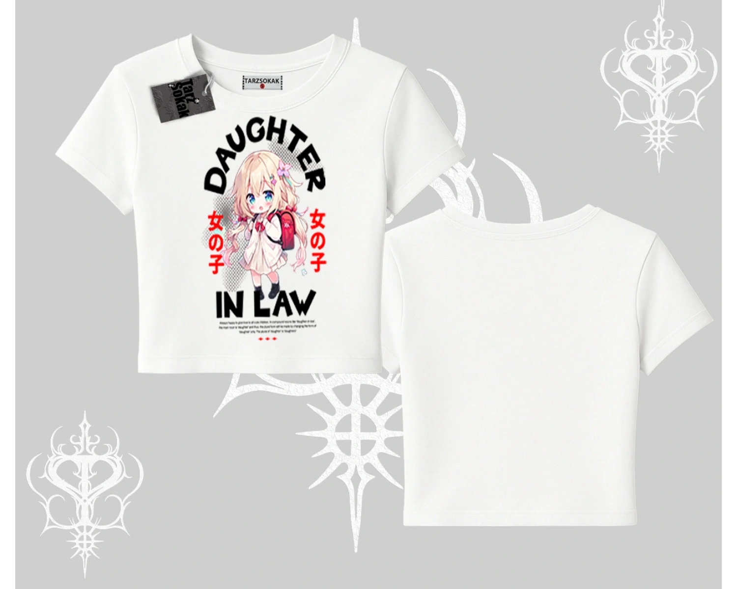 Babby Tee Tshirt Anime Girl Daughter In Law Baskılı