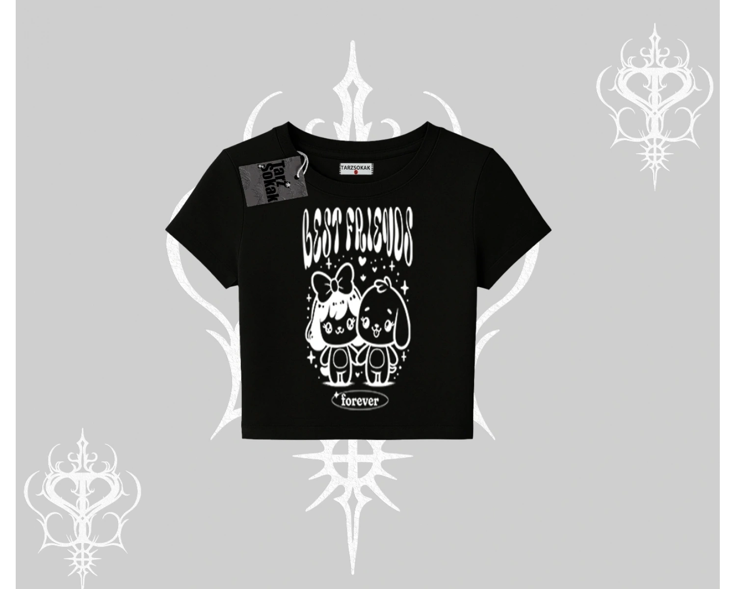 Babby Tee Tshirt Best Friends Forever Baskılı Sevimli Tasarım