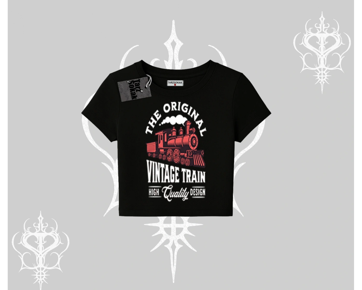 Babby Tee Tshirt Classic Railroad Vintage Train Street Aesthetic