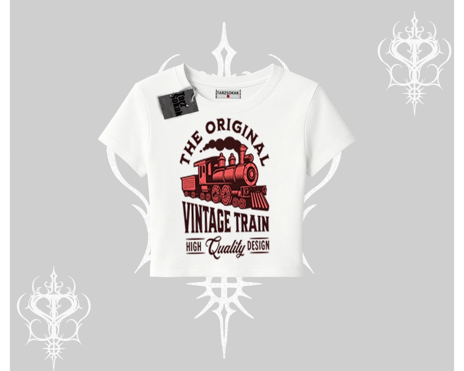 Babby Tee Tshirt Classic Railroad Vintage Train Street Aesthetic