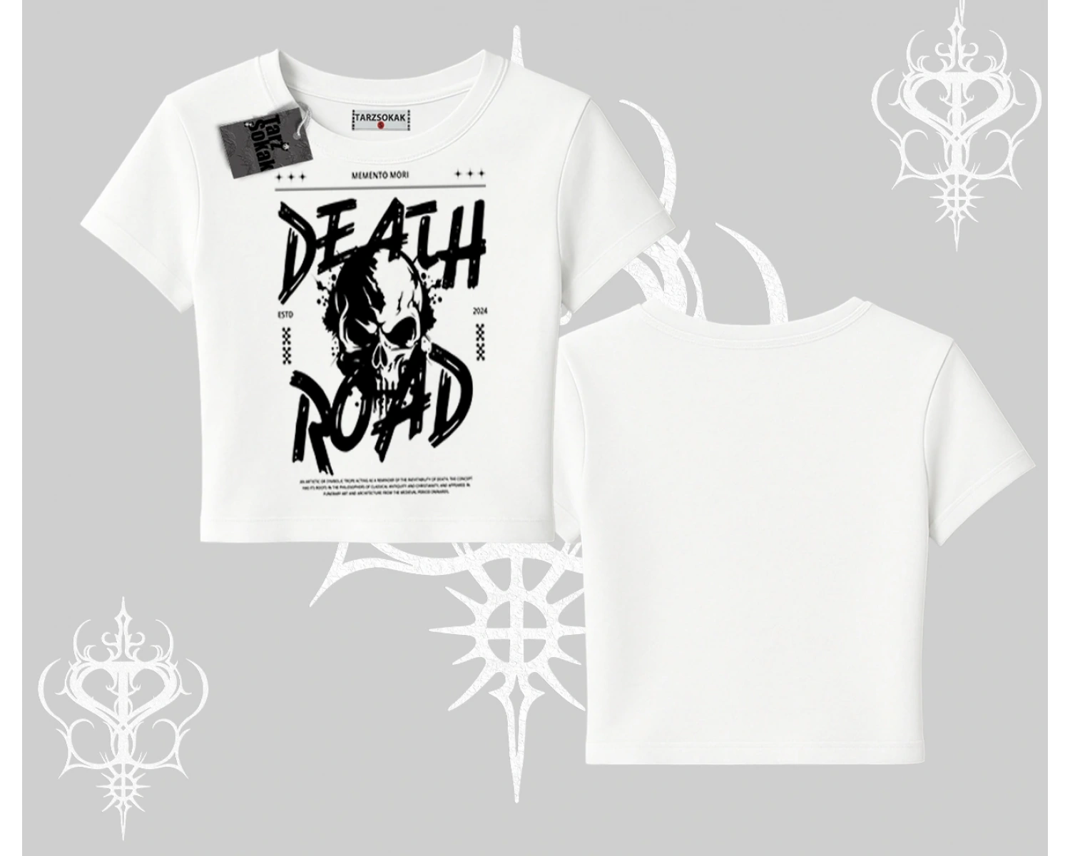 Babby Tee Tshirt Death Road Memento Mori Street Manifest