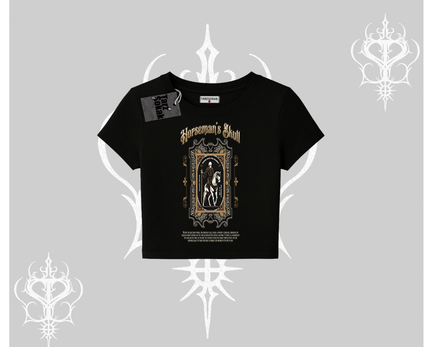 Babby Tee Tshirt Horseman’s Skull Dark Relic Street Legacy