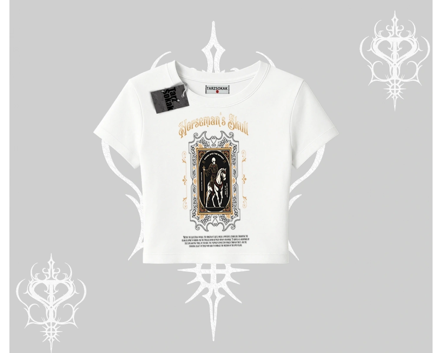 Babby Tee Tshirt Horseman’s Skull Dark Relic Street Legacy