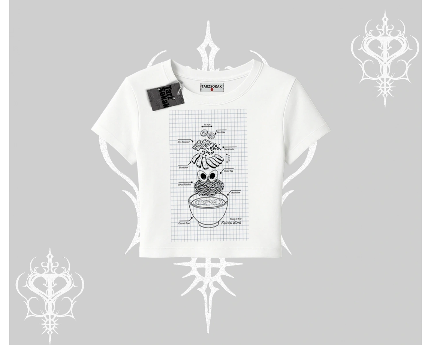 Babby Tee Tshirt Noodle Theory Hand Drawn Concept