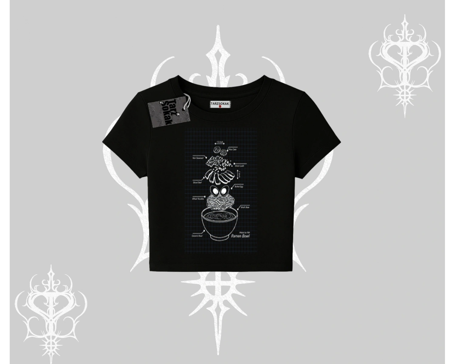 Babby Tee Tshirt Noodle Theory Hand Drawn Concept