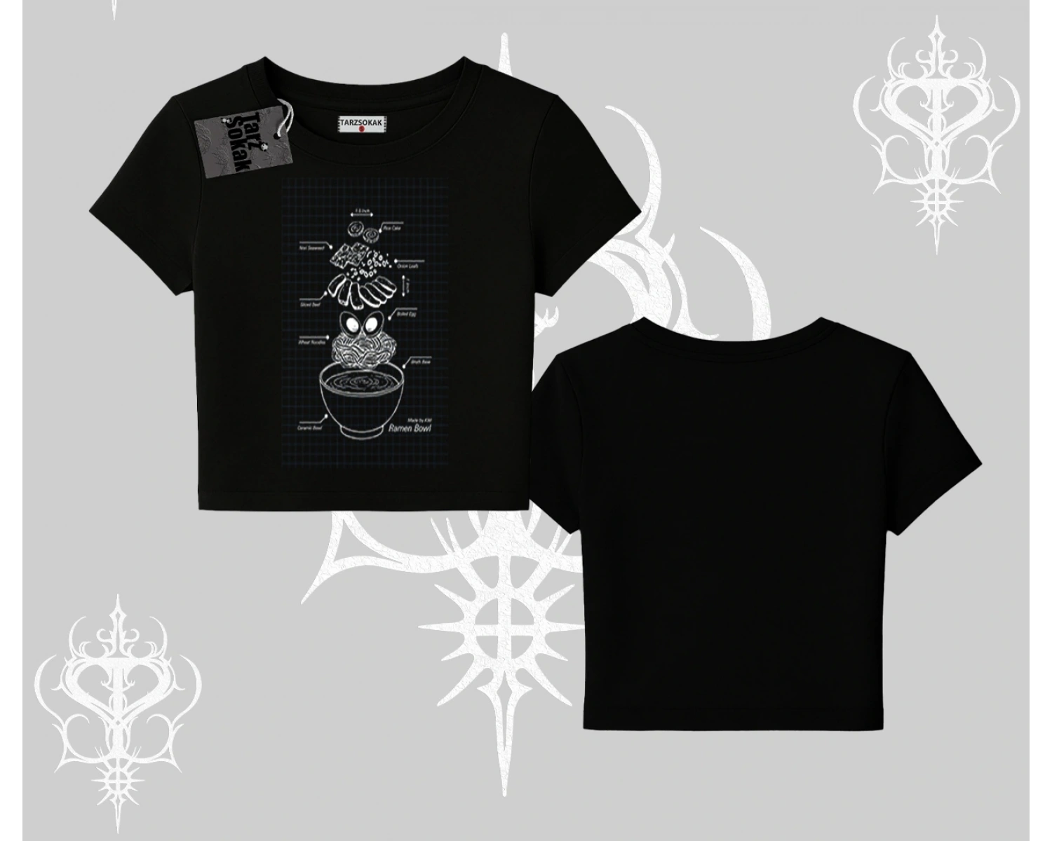 Babby Tee Tshirt Noodle Theory Hand Drawn Concept