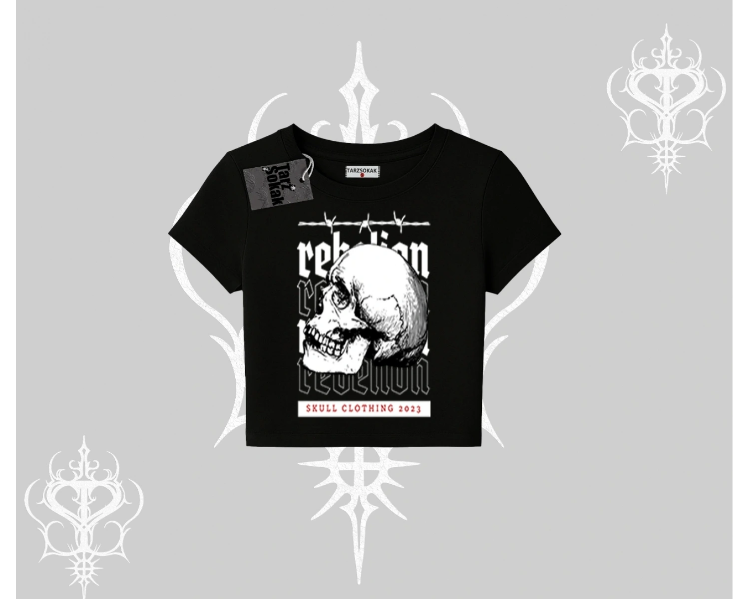 Babby Tee Tshirt Rebellion Skull Underground Street Legacy