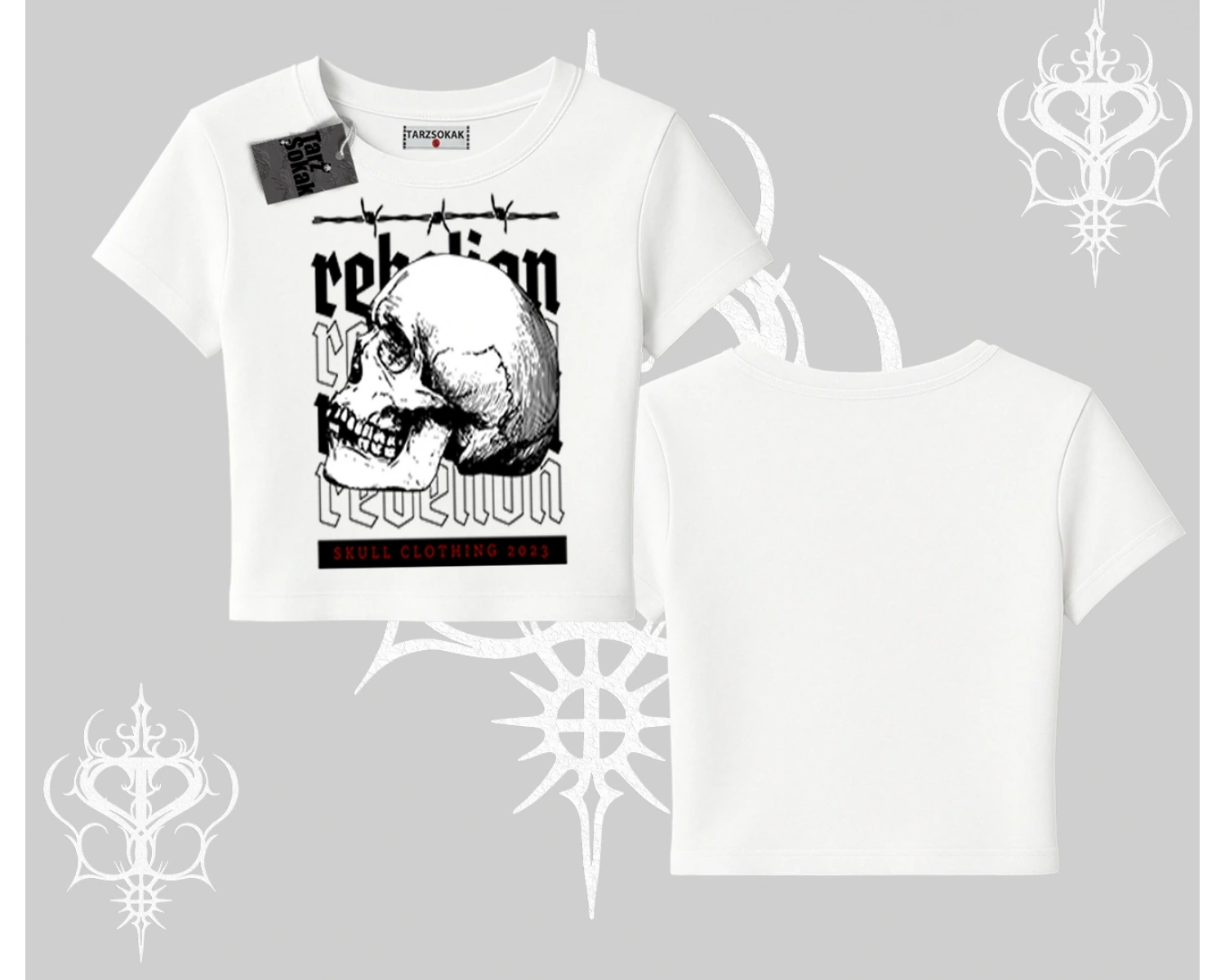 Babby Tee Tshirt Rebellion Skull Underground Street Legacy