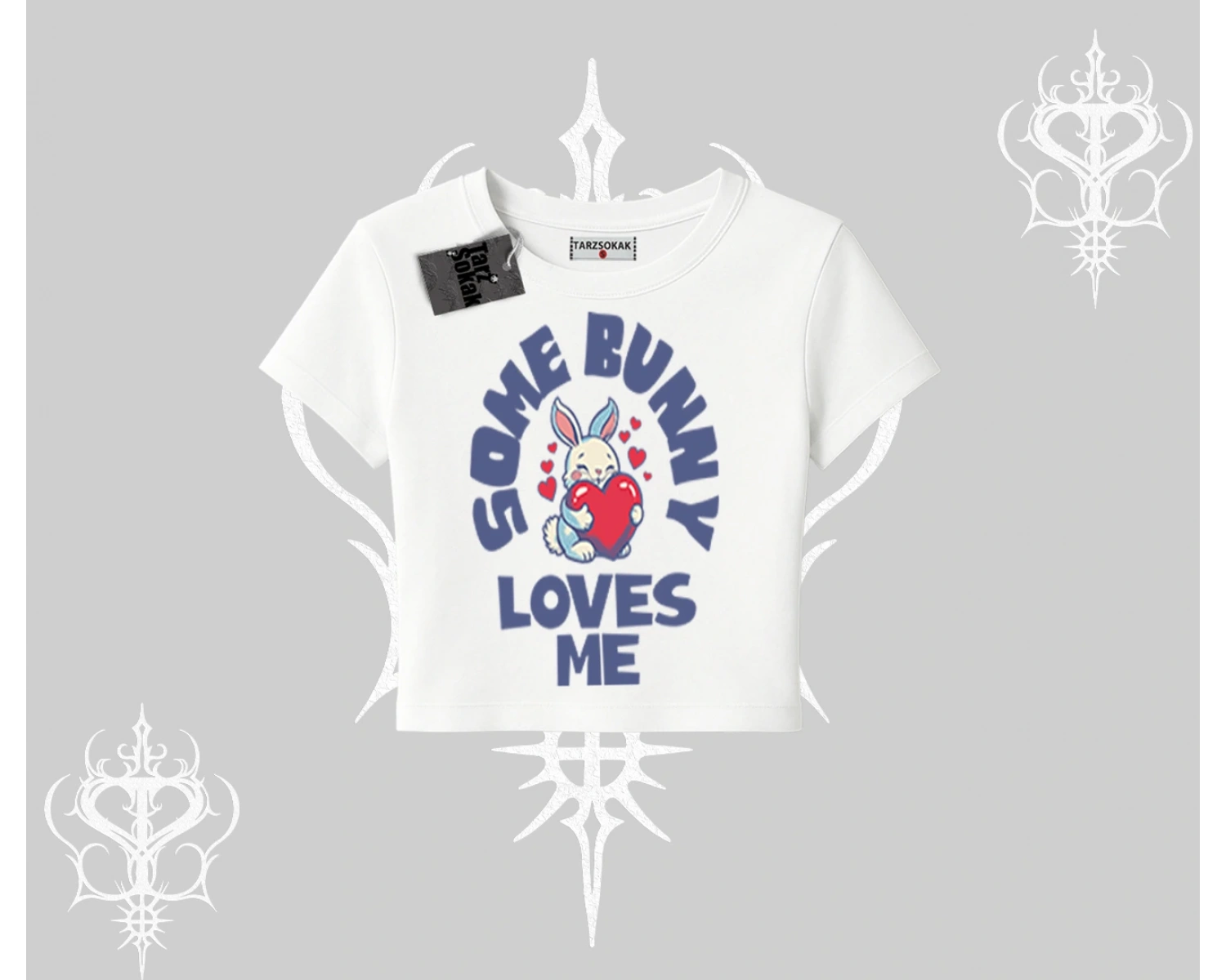 Babby Tee Tshirt Sevimli Tavşan Some Bunny Loves Me Baskılı