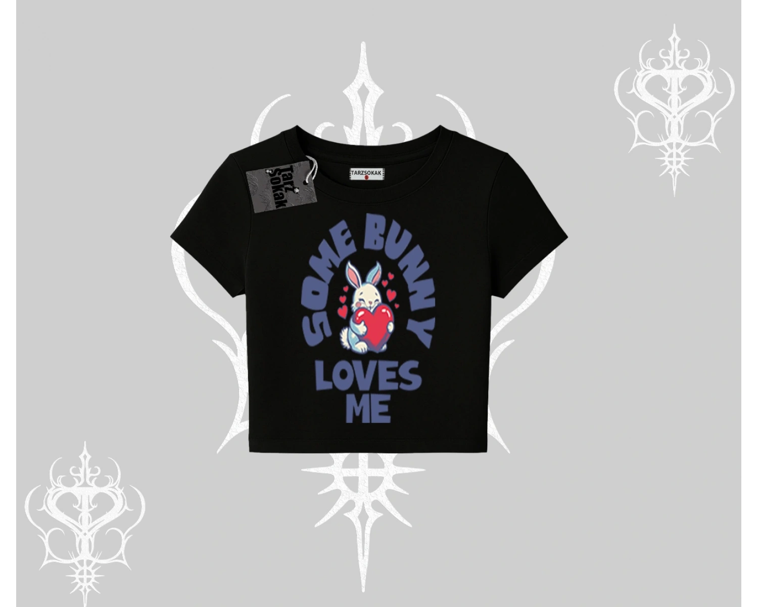 Babby Tee Tshirt Sevimli Tavşan Some Bunny Loves Me Baskılı