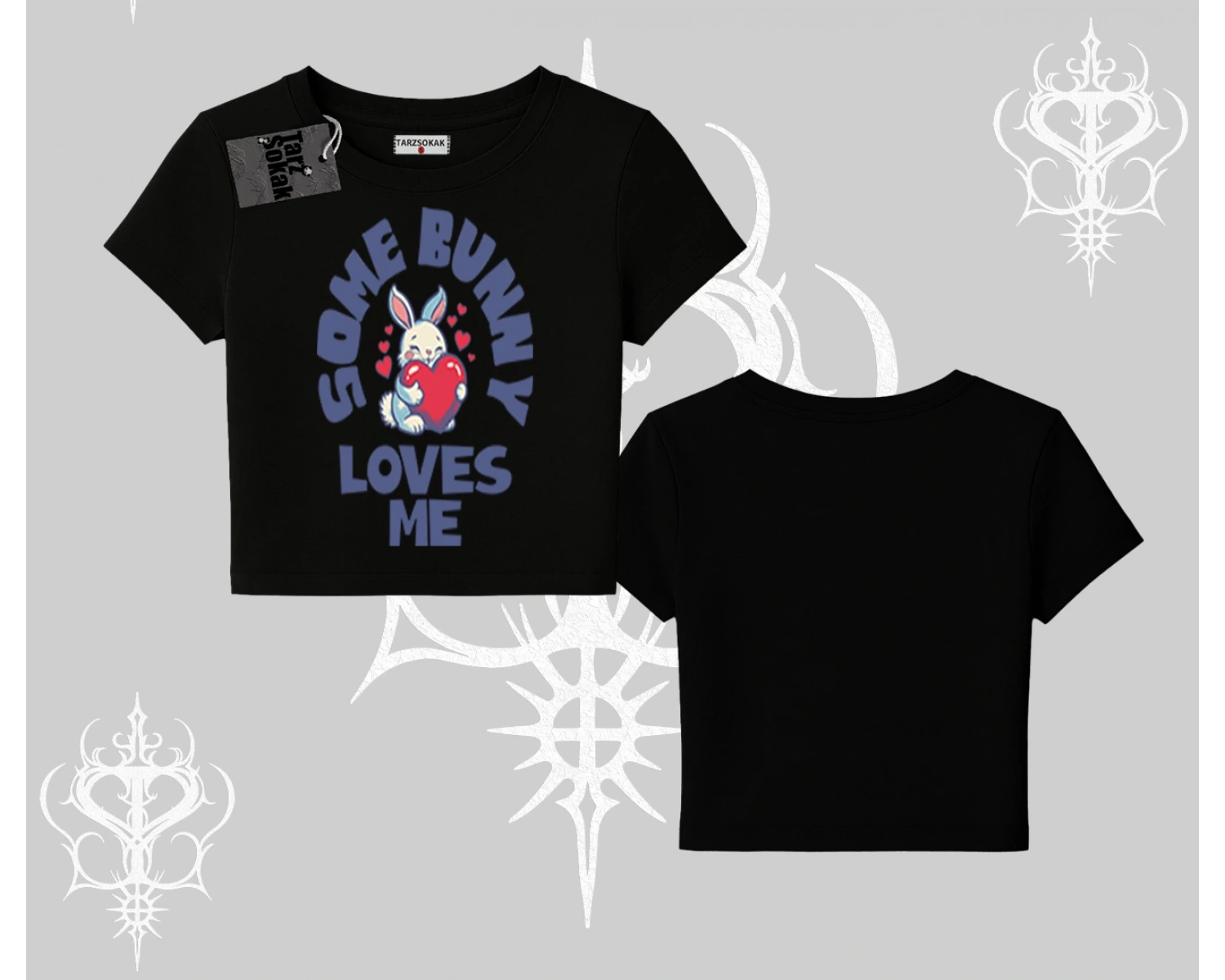 Babby Tee Tshirt Sevimli Tavşan Some Bunny Loves Me Baskılı
