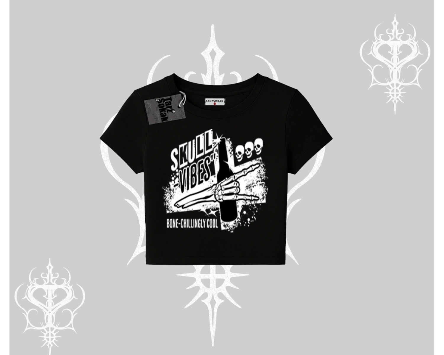 Babby Tee Tshirt Skull Impact Bone Chilling Street Icon