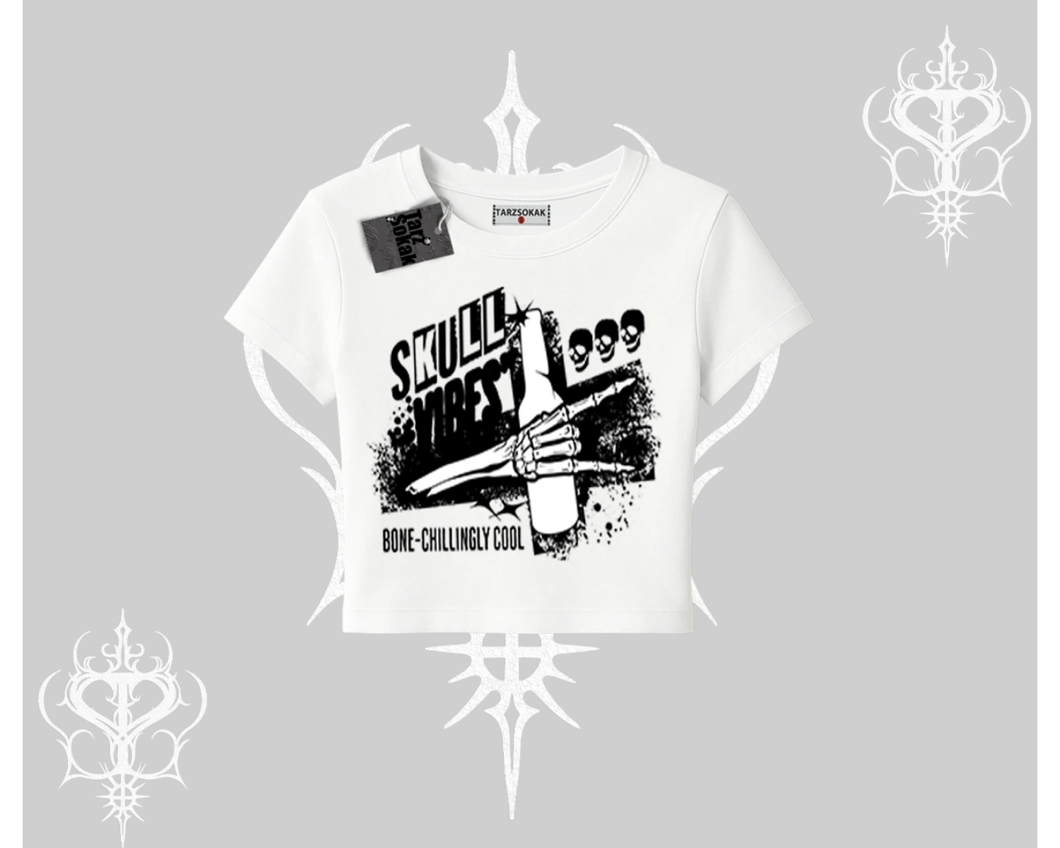 Babby Tee Tshirt Skull Impact Bone Chilling Street Icon