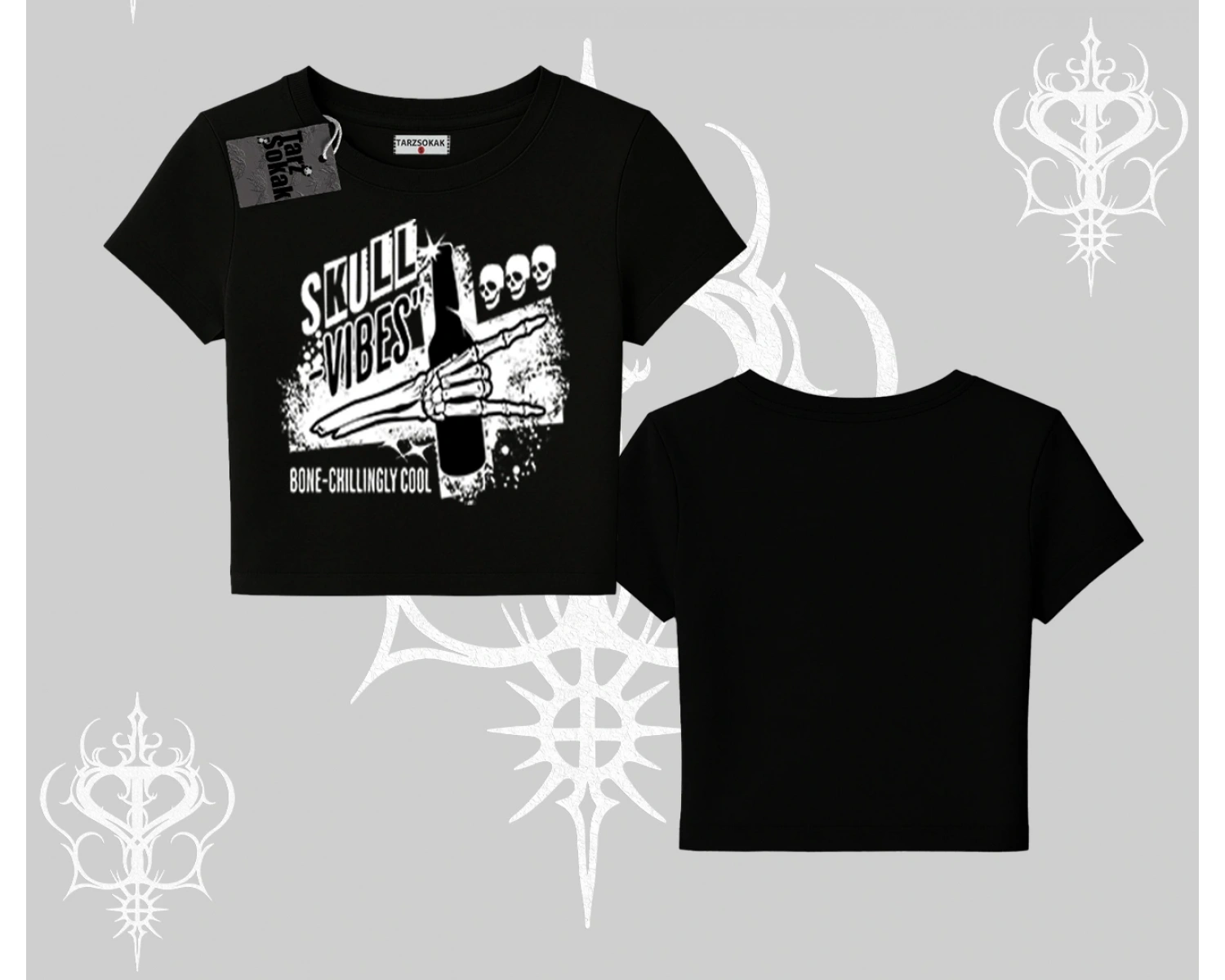 Babby Tee Tshirt Skull Impact Bone Chilling Street Icon