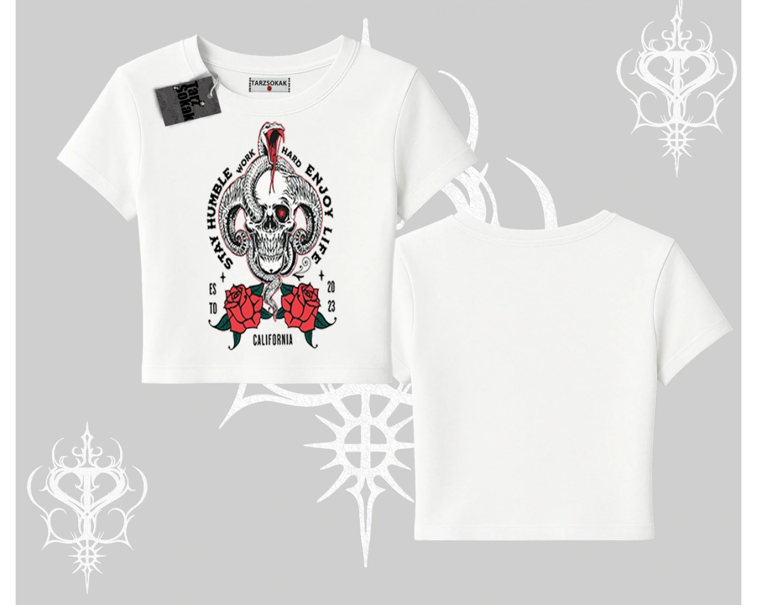 Babby Tee Tshirt Stay Humble Work Hard Enjoy Life