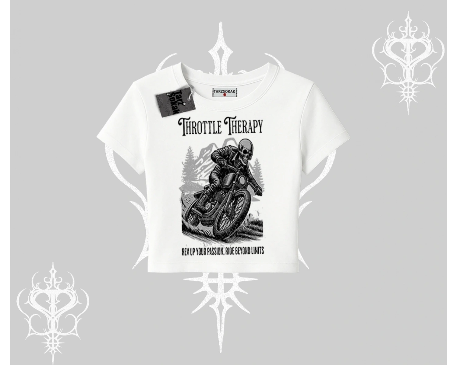 Babby Tee Tshirt Throttle Therapy No Brakes Just Freedom