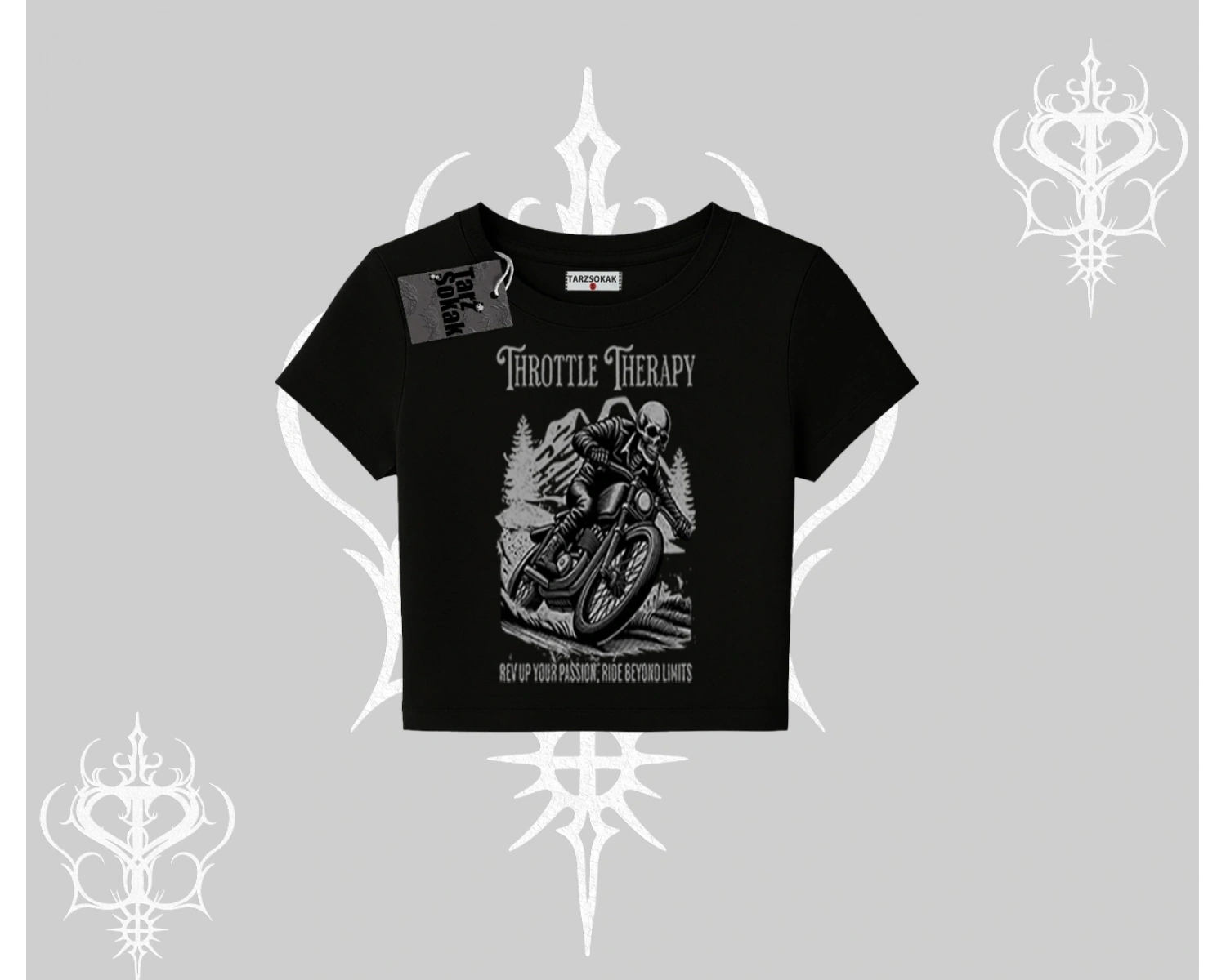 Babby Tee Tshirt Throttle Therapy No Brakes Just Freedom