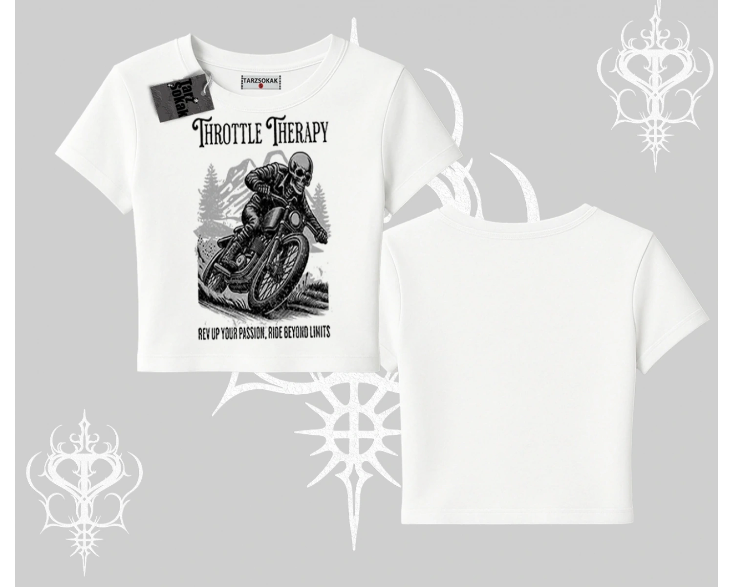 Babby Tee Tshirt Throttle Therapy No Brakes Just Freedom