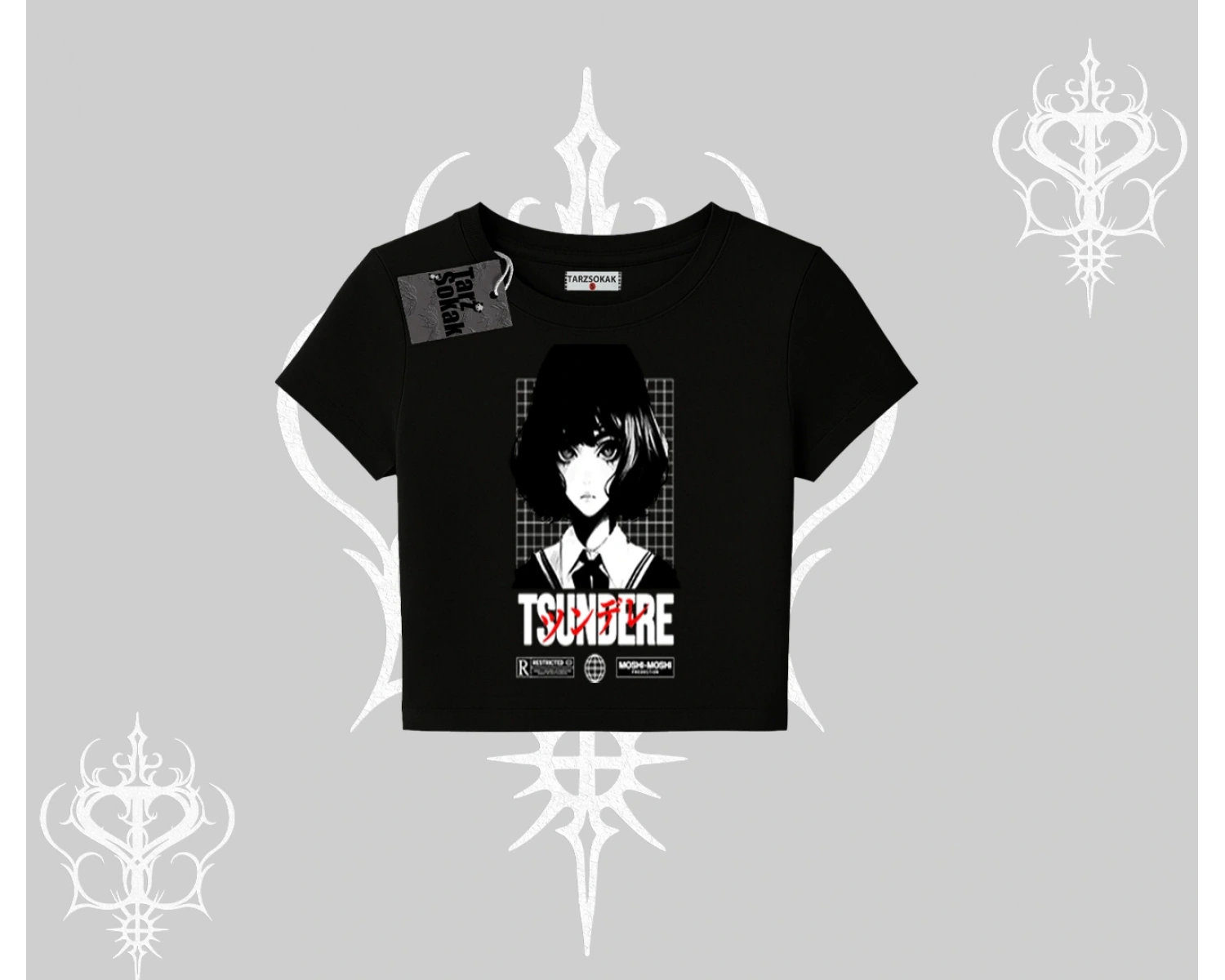 Babby Tee Tshirt Tsundere Anime Japanese Style Baskılı