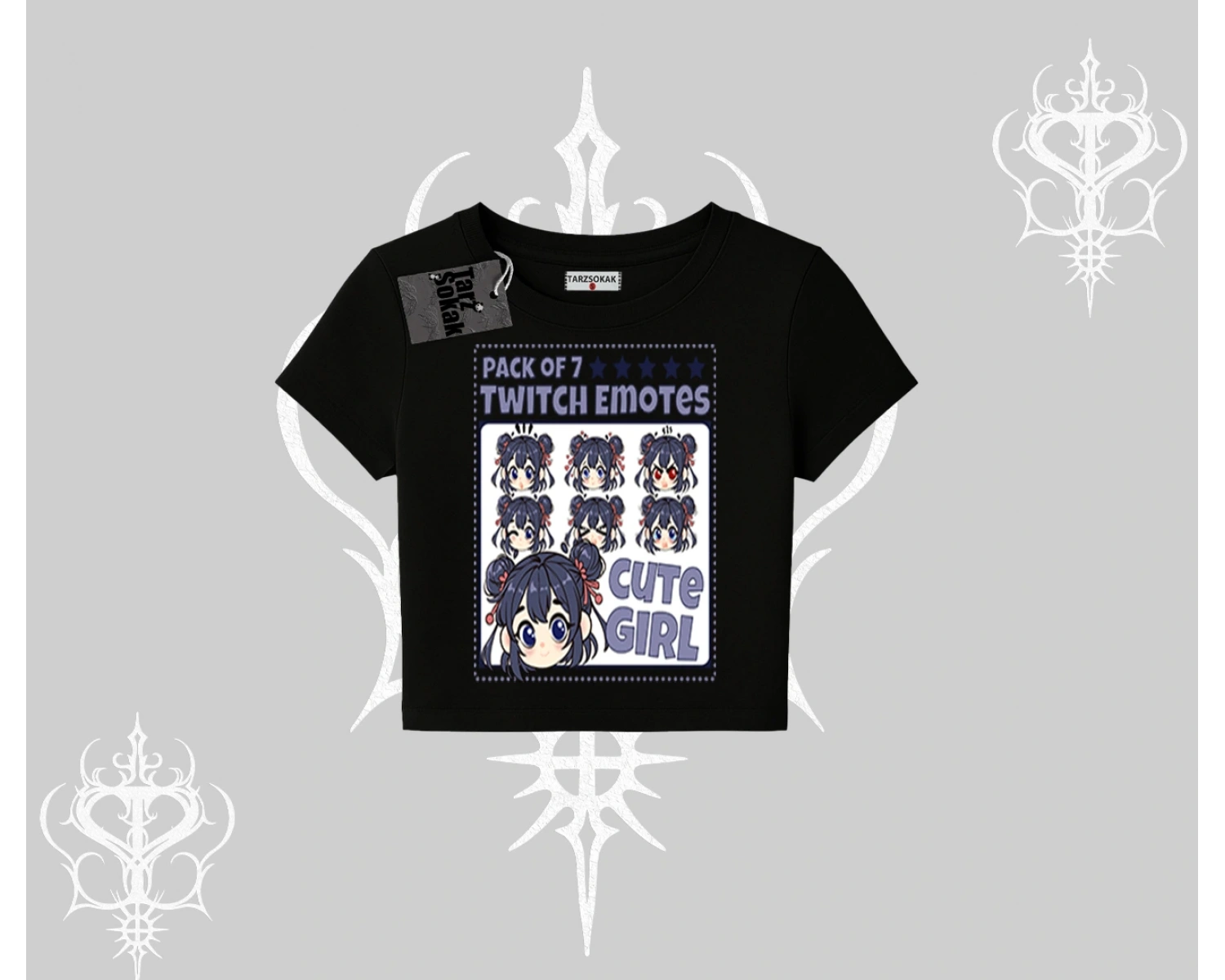 Babby Tee Tshirt Twitch Emotes Cute Girl Anime Expression