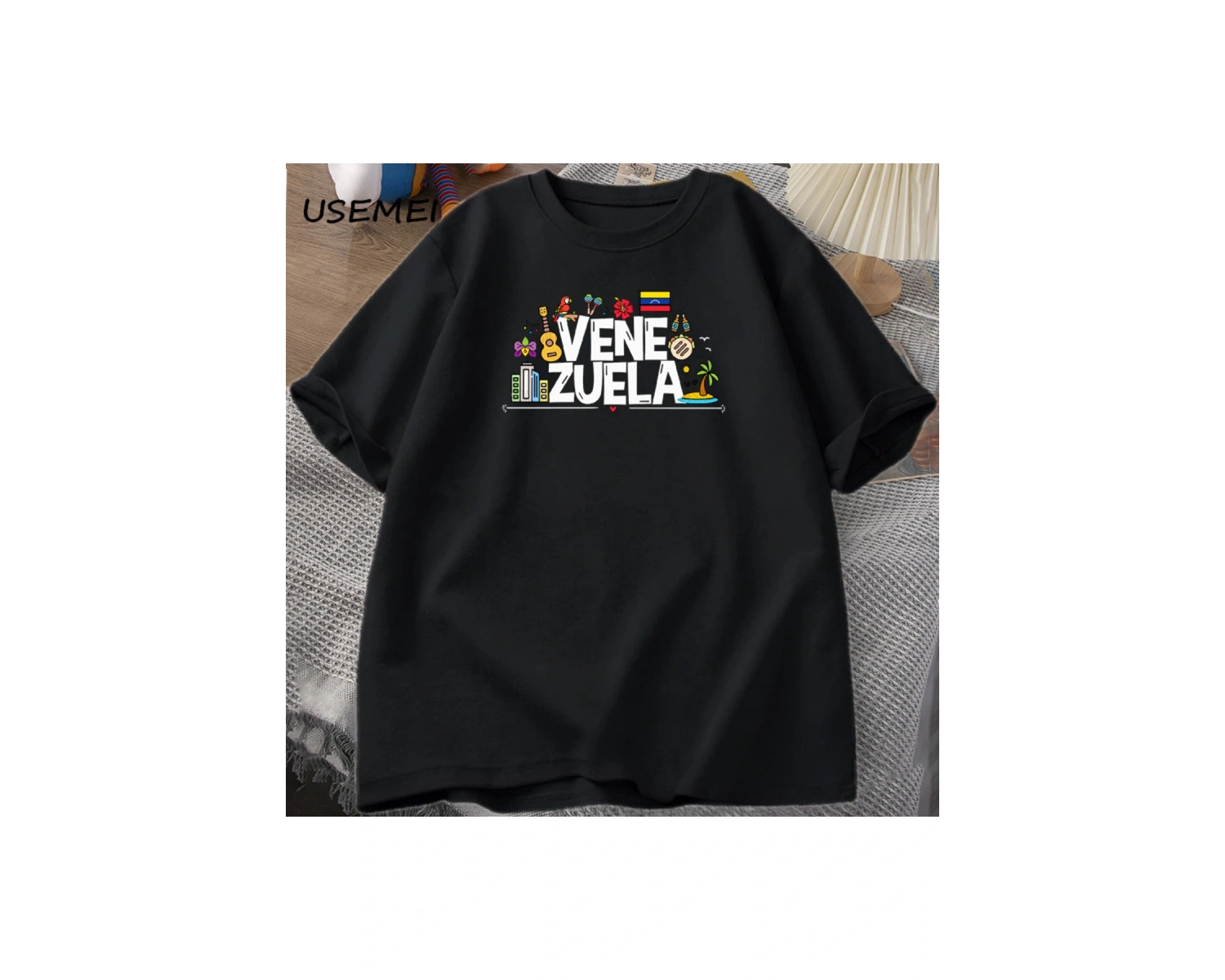 Bakımsız ve Güzel T-shirt Erkek Kadın Komik Rahat erkek Giysileri Baskı Streetweed Pamuk Kısa 2924