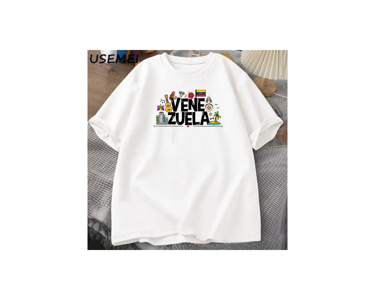 Bakımsız ve Güzel T-shirt Erkek Kadın Komik Rahat erkek Giysileri Baskı Streetweed Pamuk Kısa 2924