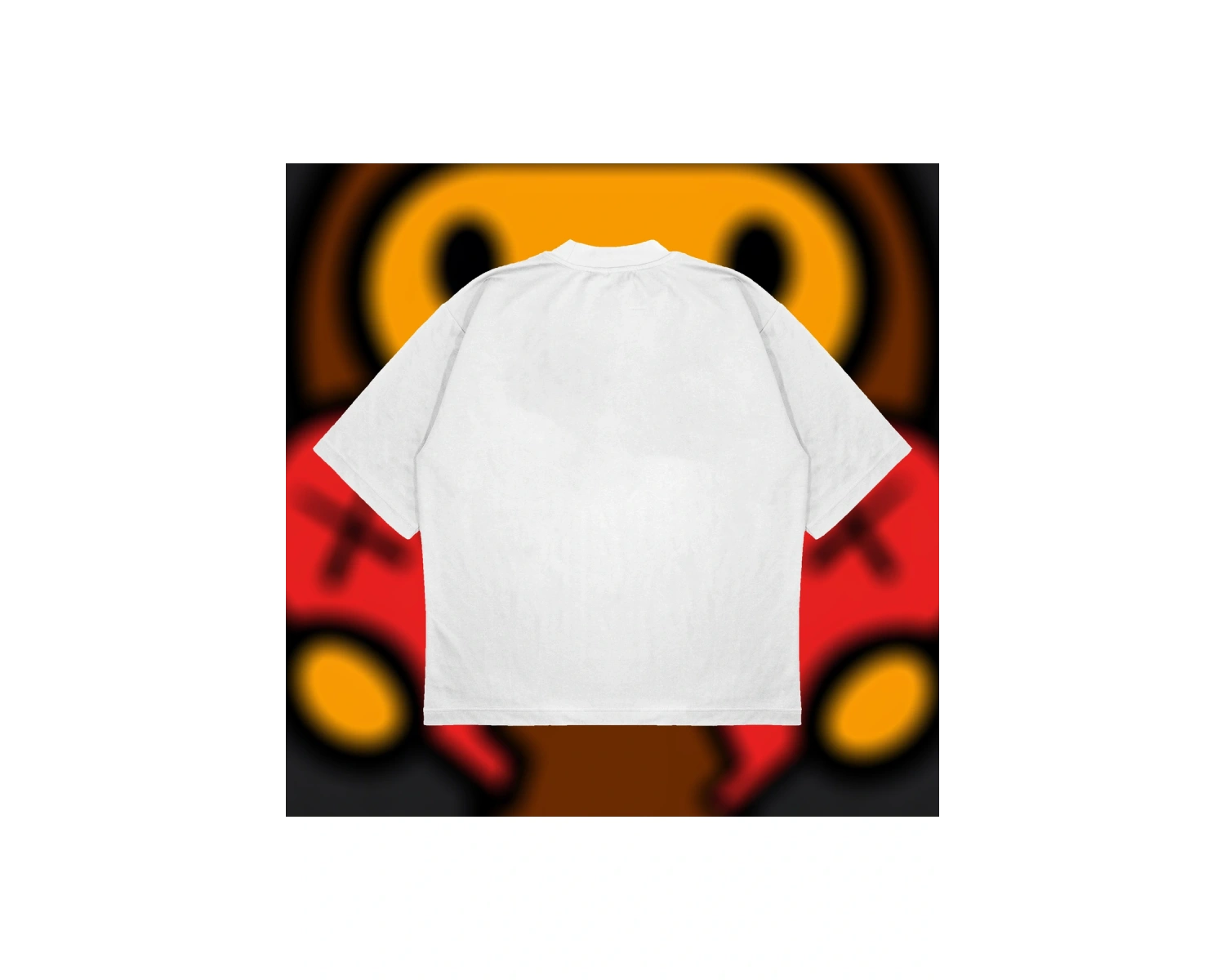 Bape X Comme Des Garçons Oversize Unisex Pamuklu Nefes Alan Kalın Kumaşlı