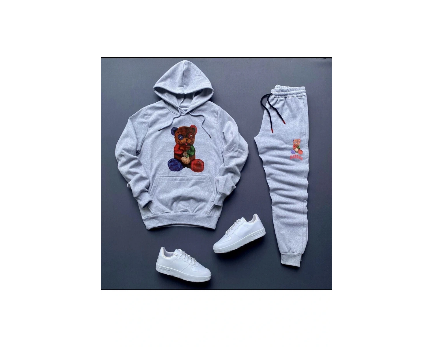 Barrow Yaka Dijital Baskılı Kışlık UNİSEX Eşofman Takımı