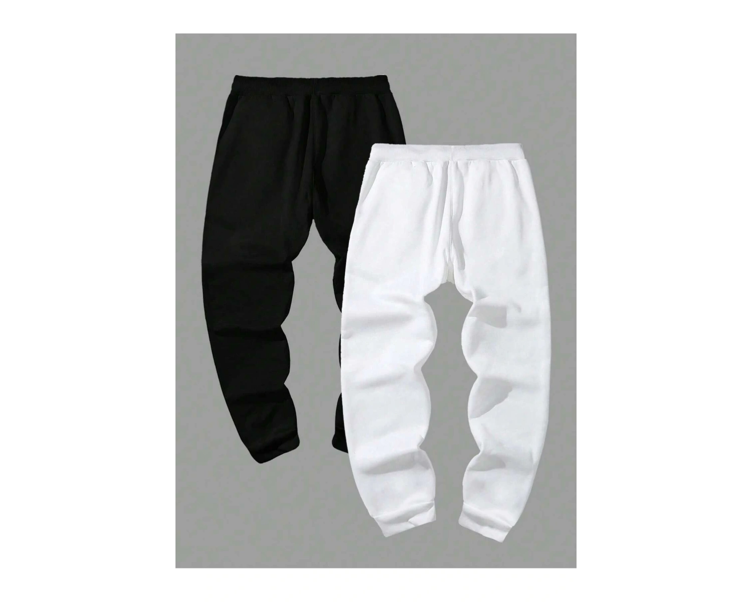 Basics 2pcs Mountain Print Drawstring Waist Eşofman Altı