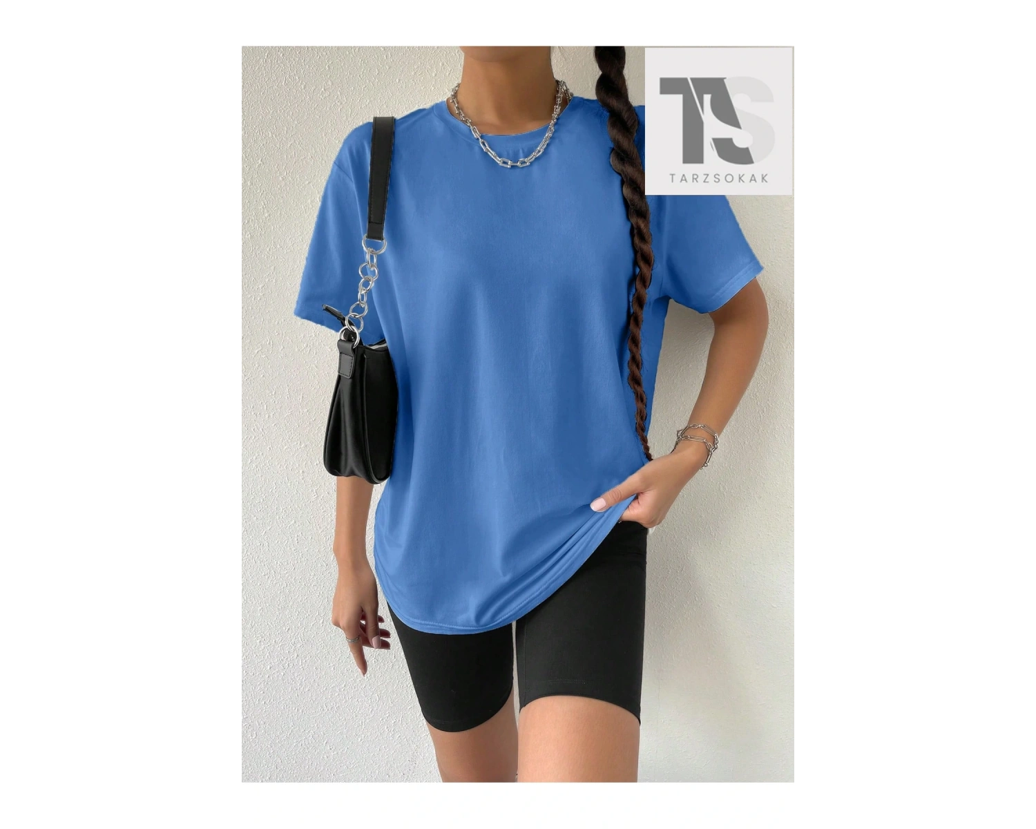 Basit Desen Baskılı T-shirt