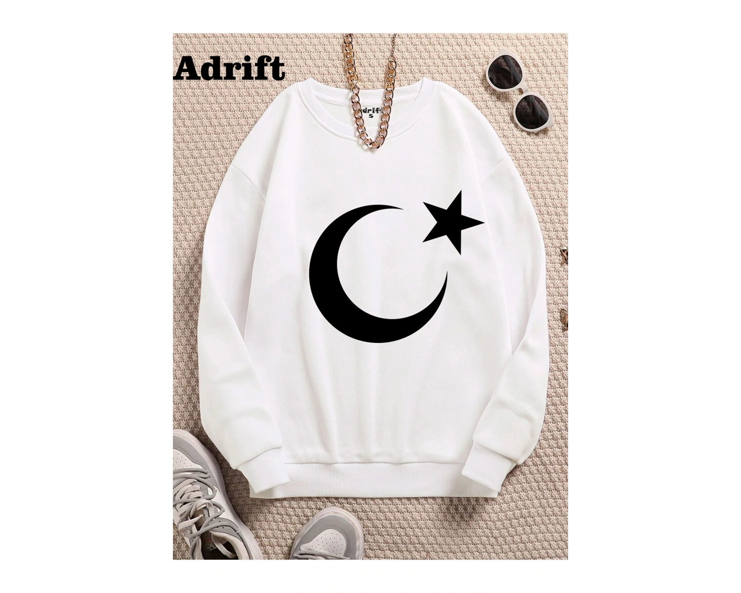 Bayrak Köstebek Sokak Trend Tasarım Harajuku/Gotik Beyaz