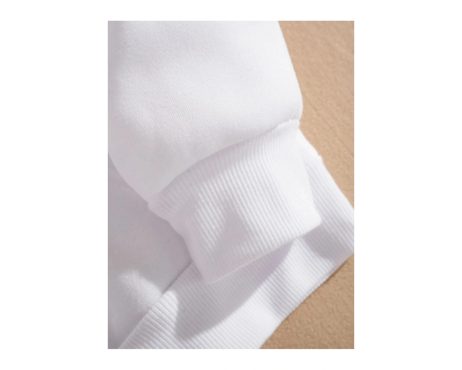 BE TRUE Renkli Oversize Kapüşonlu Sweatshirt Beyaz