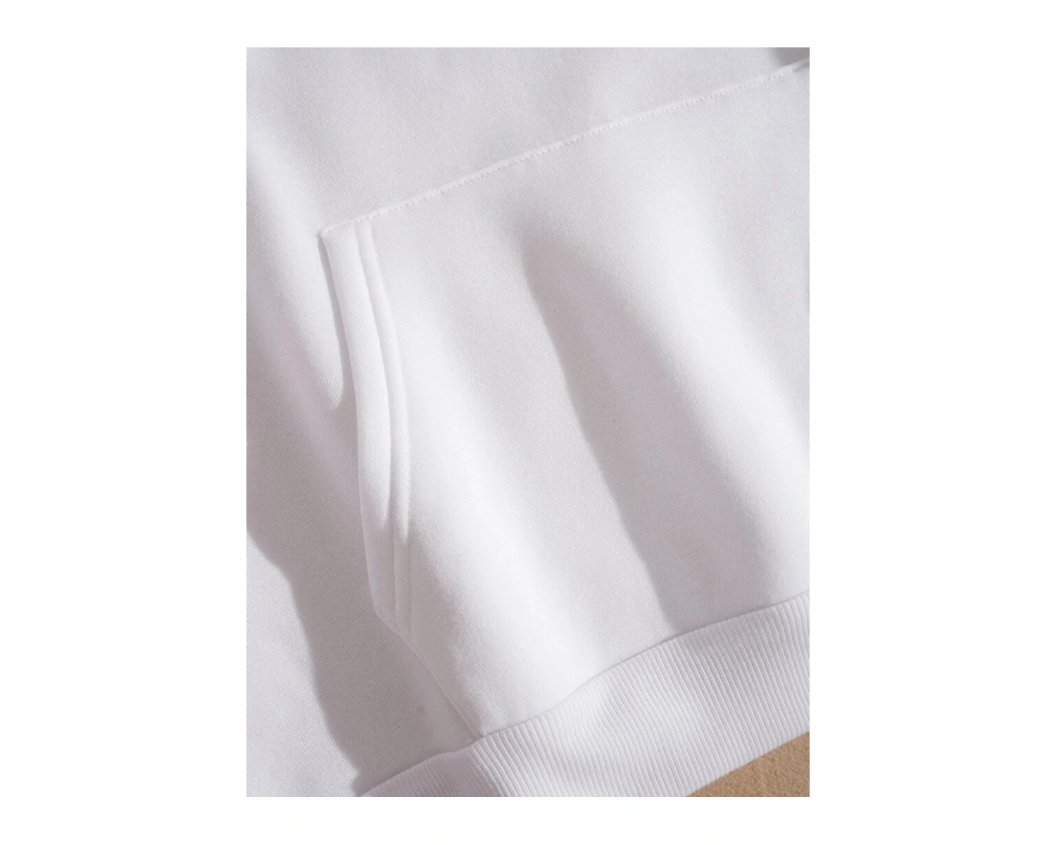 BE TRUE Renkli Oversize Kapüşonlu Sweatshirt Beyaz