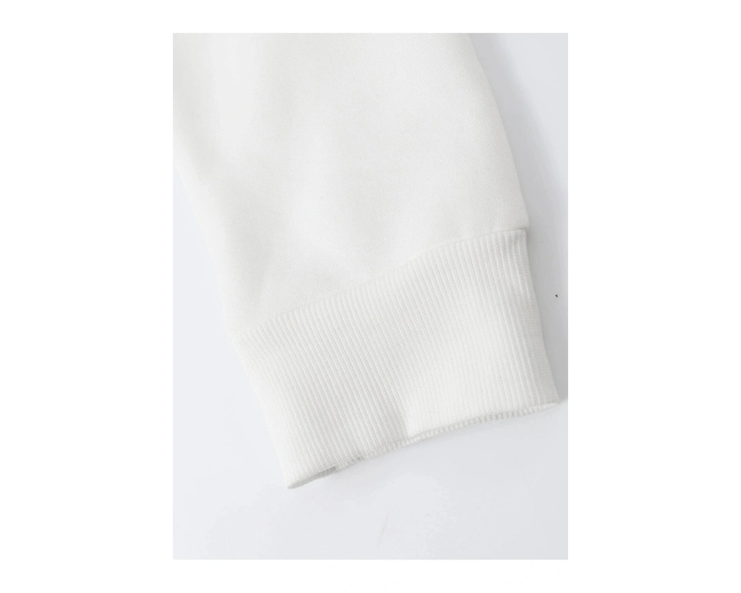 BEAR Oversize Bisiklet Yaka Pamuklu Sweatshirt Beyaz