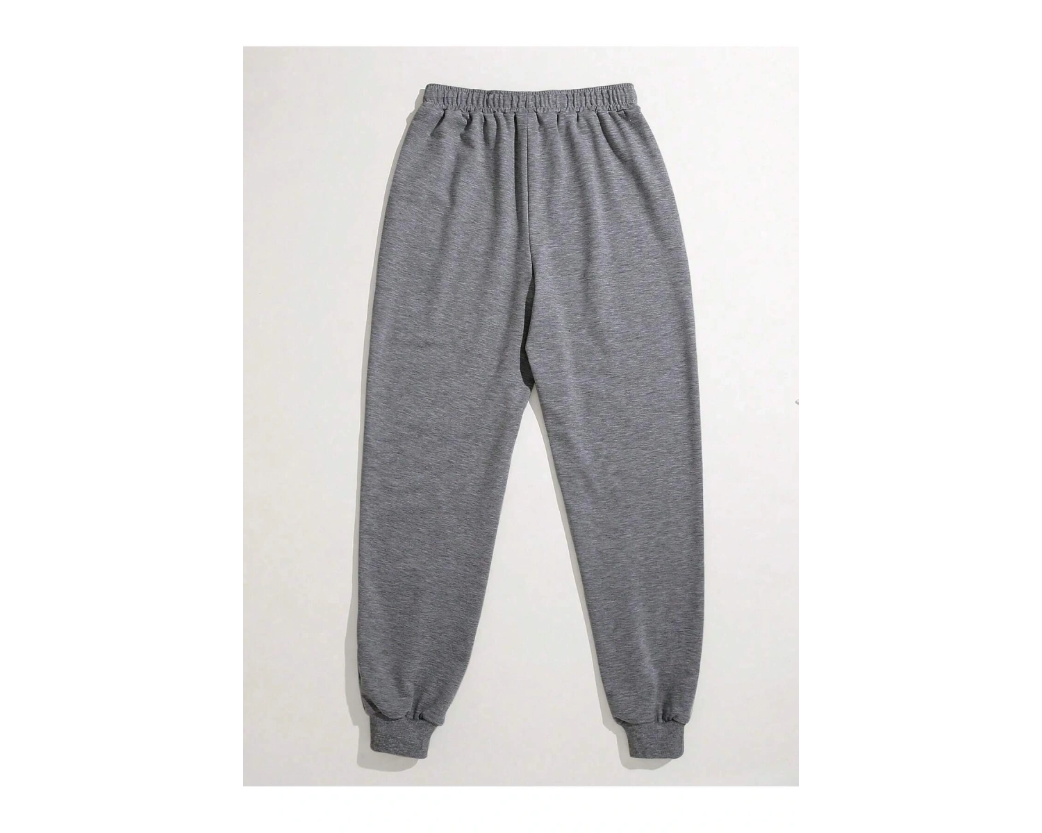 Bear Print Drawstring Waist 4 Mevsim Eşofman