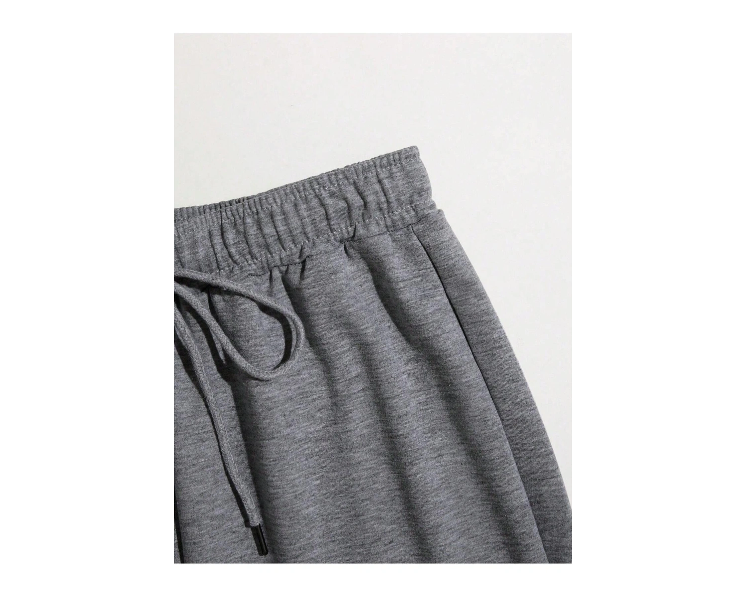 Bear Print Drawstring Waist 4 Mevsim Eşofman