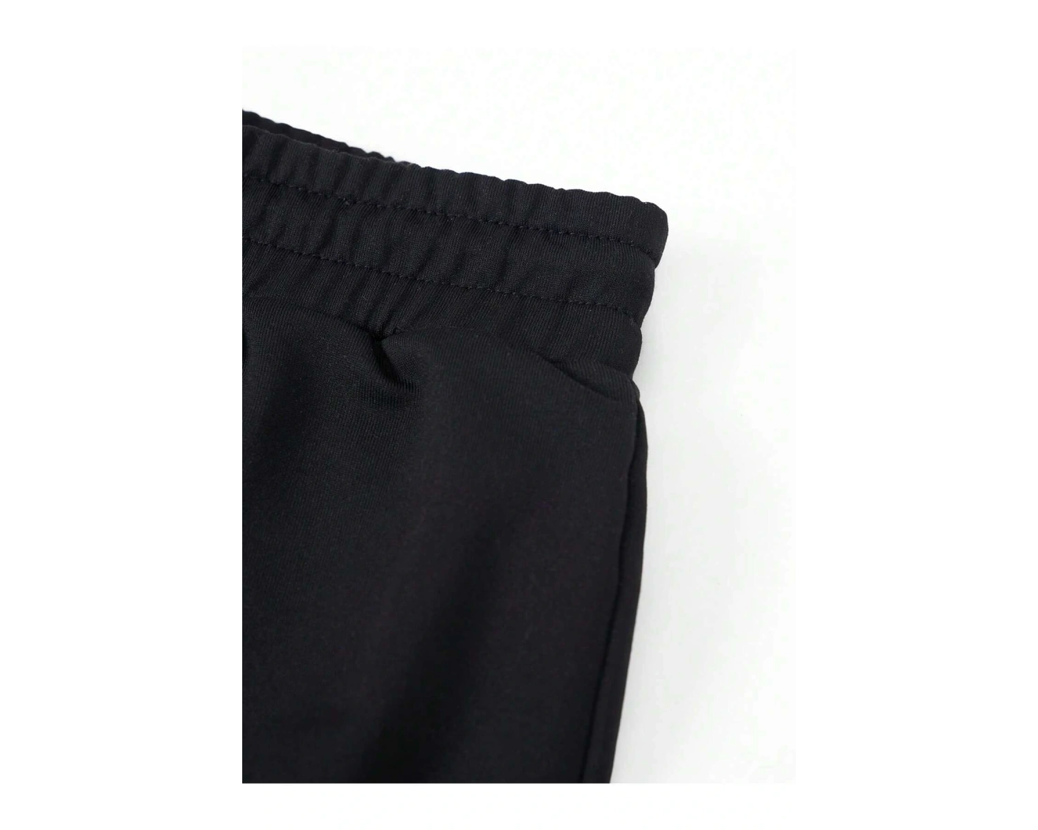 Bear Print Drawstring Waist Şort