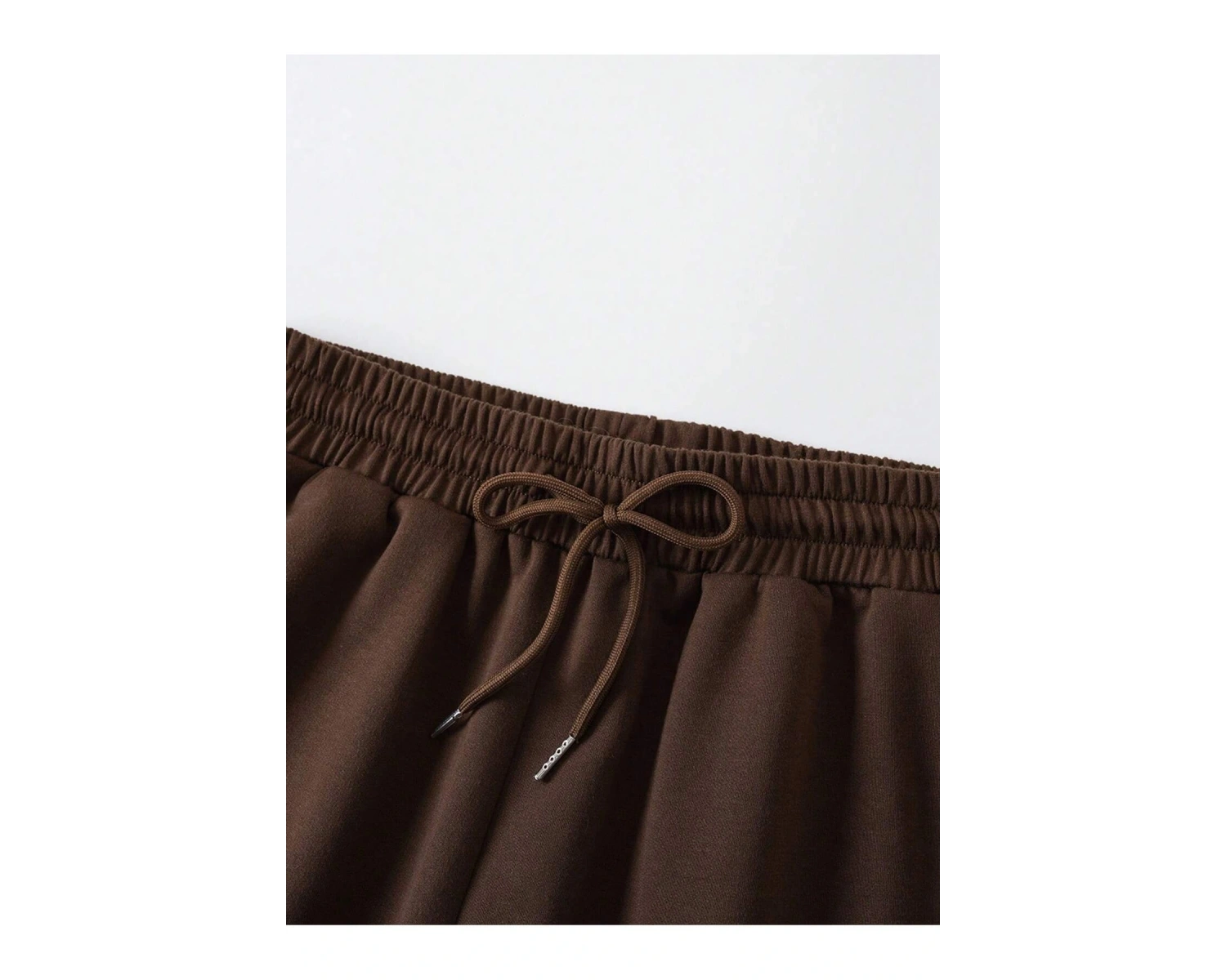 Bear Print Drawstring Waist Şort