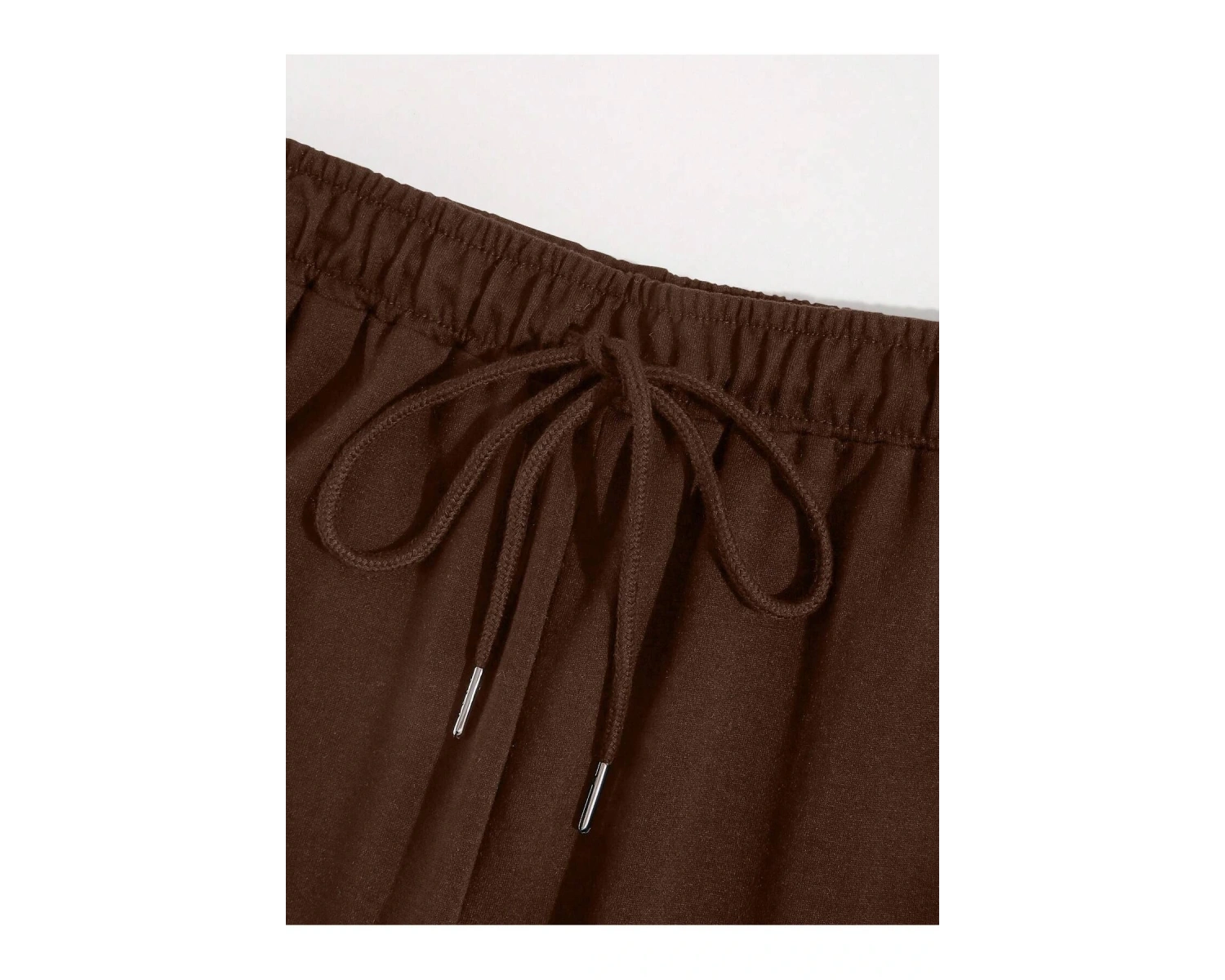 Bear Print Tie Waist 4 Mevsim Eşofman