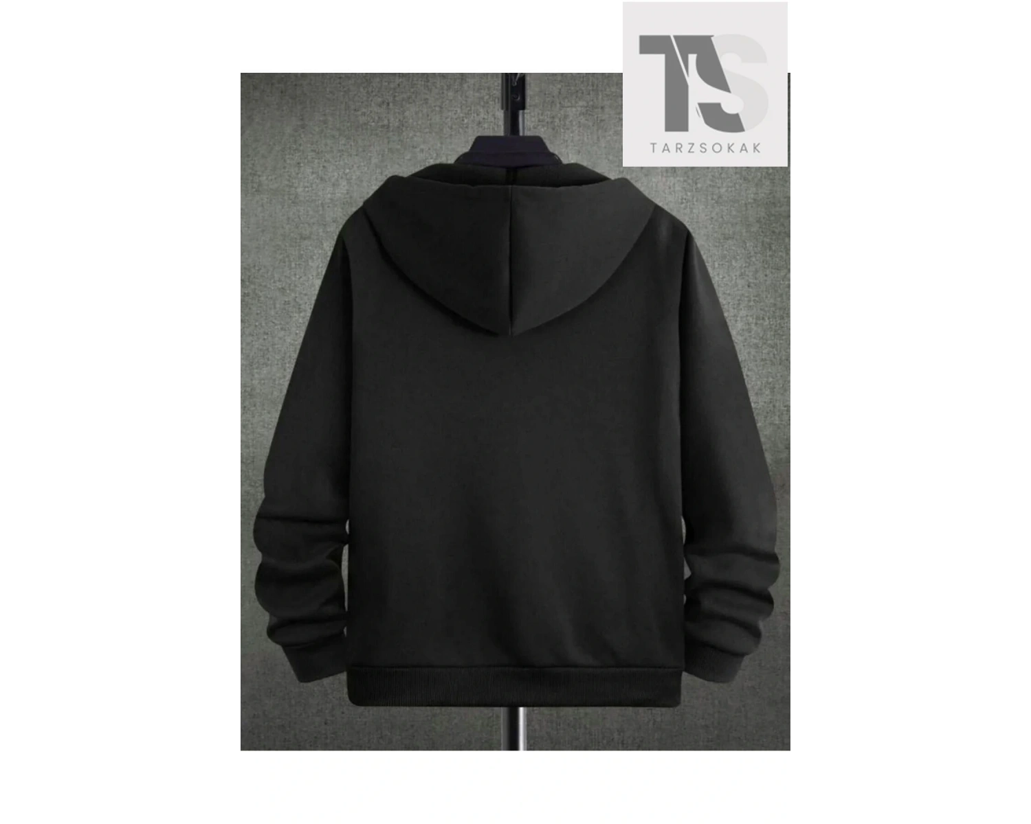 Believe Yourself Sweatshirt Fermuarlı Hırka Siyah