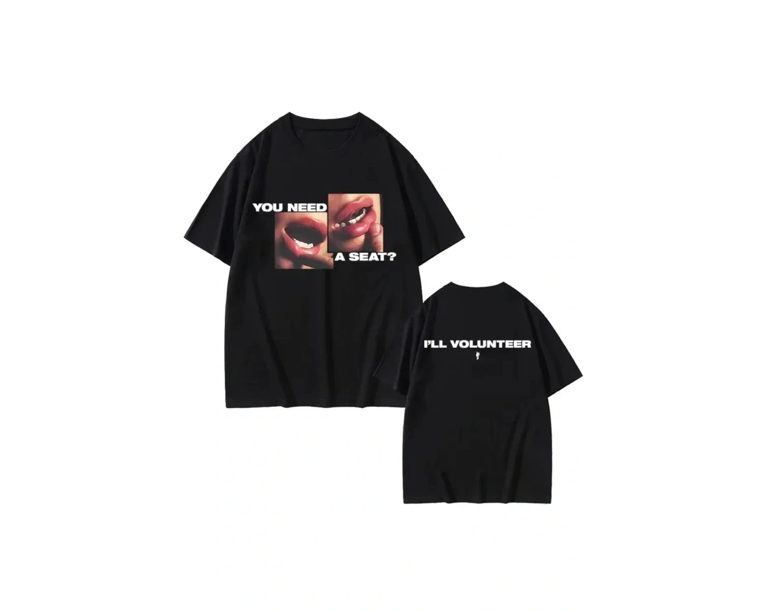 Beyaz 2025Hit Me Sert ve Yumuşak Tees Streetwear Y2k Yaz Yaz K